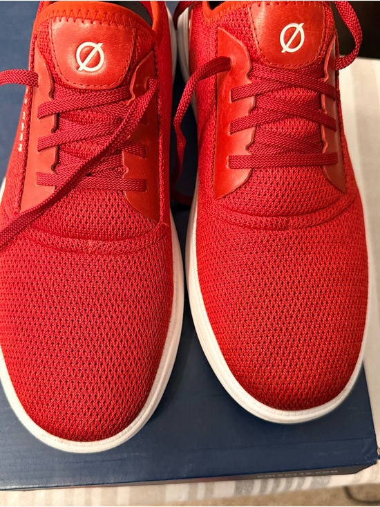 Cole Haan Other - Cole Haan Red Mesh Lace-Up Sneakers